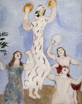 Miriam baila el contemporáneo Marc Chagall Pinturas al óleo